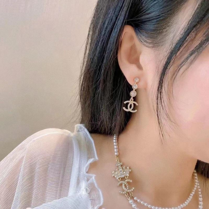 Ch*el earrings